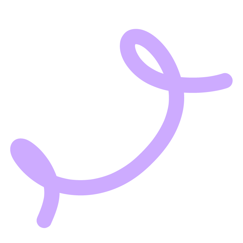 forma abstracta lila